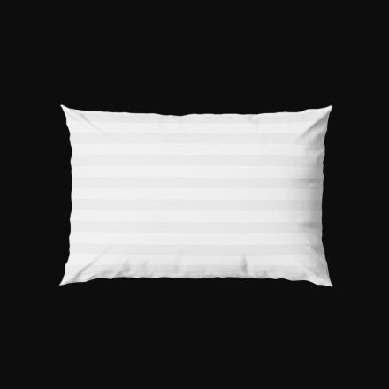 Félpárnahuzat 2,7cm csíkos damaszt 50x70+20cm 