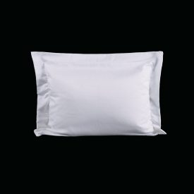   3 oldalon 5 cm angolszéllel oldalt áthajtós fehér pamut-szatén 50x70+20cm 