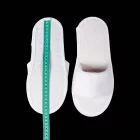 Frottír fehér papucs nyitott orrú 38-as/28cm